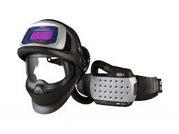 Welding helm 3M ADFLO 9100MP with helmet protection