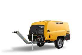 Mobiele diesel compressor 5,5 m3
