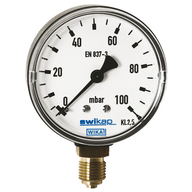 Manometers various 0 - 9 bar 1/2 BSP below