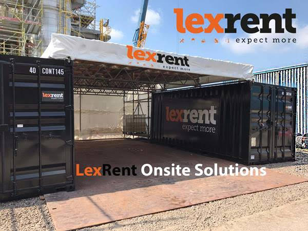 Container Overkapping 20FT incl Achterwand