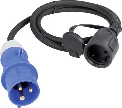 Verloopkabel 230V 16A CEE -> 230V Contra